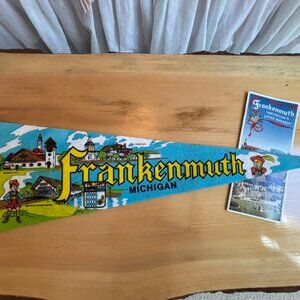 Frankenmuth Michigan Felt Flag Pennant